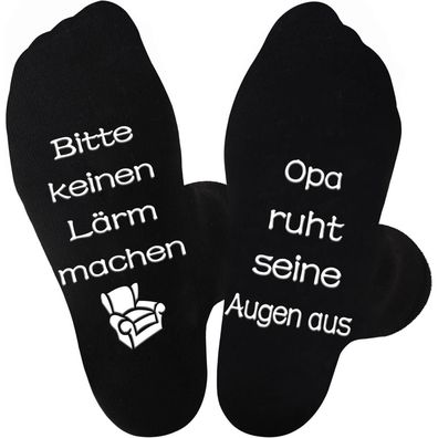 Jeasona Lustige Herren Socken Anti-Rutsch Geschenkideen für Opa, Valentinstag