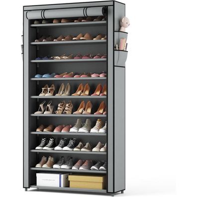 Vicye Schuhregal 11 Ebenen, Schuhschrank Hoch für 50 Paar Schuhe