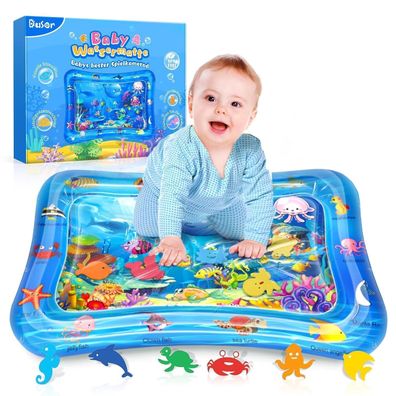 Dusor Wassermatte Baby Spielzeug ab 3 Monaten, BPA-frei, Aufblasbare Bauchzeit