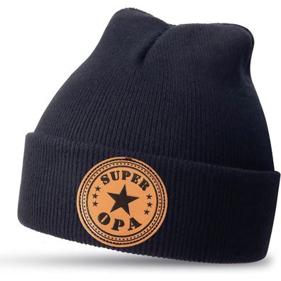 Jeasona Strickmütze für Herren/Damen in Schwarz - Warm und Vielseitig für den