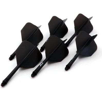 Cuesoul ROST Integrierte Dartschäfte und Flights, 28mm Schaftlänge, Große