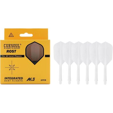 Cuesoul ROST Integrierte Dartschäfte und Flights, Schaftlänge 28mm, Schlanke