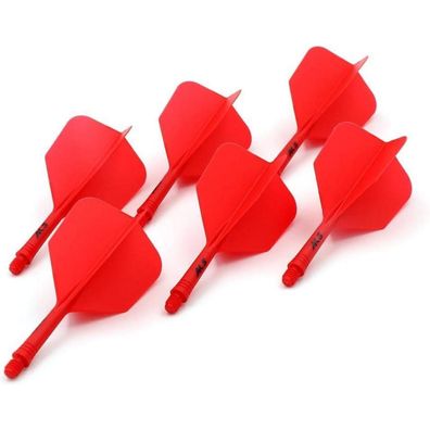 Cuesoul ROST Integrierte Dartschäfte und Flights, Schaftlänge 21mm, Große