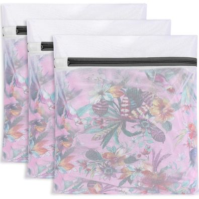 BAGAIL Mesh Wäschesäcke für Waschmaschine, 3er Set (3XL) - Weißes Netz für