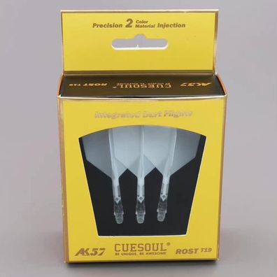 Cuesoul ROST T19 Integrierter Dartschaft und Flights, Big Wing Shape, 3er-Set