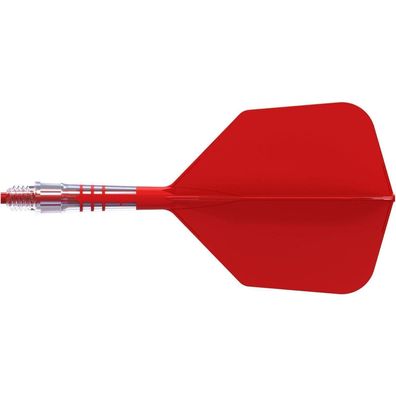 Cuesoul ROST T19 Carbon Integrierter Dartschaft und Flight Big Wing-Form, Rot