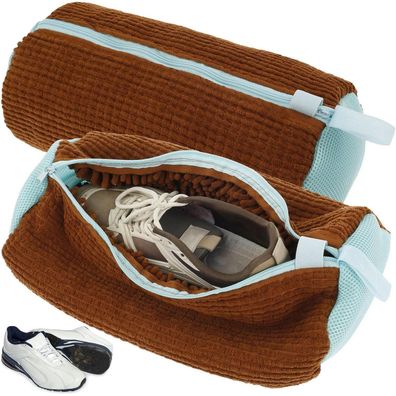 BOBASH 2 Stück Schuhwaschbeutel für die Waschmaschine, 39 x 19 cm