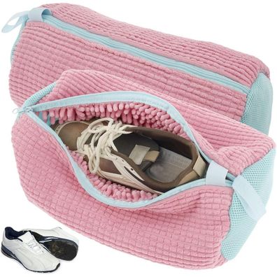 BOBASH 2 Stück Schuhwaschbeutel für die Waschmaschine, 39 x 19 cm