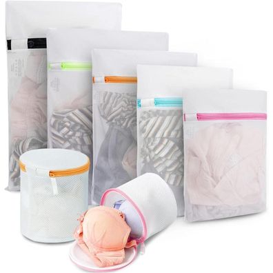 Eono Wäschenetz 7-teiliges Set: 1x XL, 2x L, 2x M, 2x BH-Beutel - Ideal für