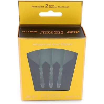 Cuesoul ROST T19 Integrierter Dartschaft und Flights, Big Wing Shape, 3er-Set