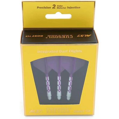 Cuesoul ROST T19 Integrierter Dartschaft und Flights, Big Wing Shape, 3er-Set