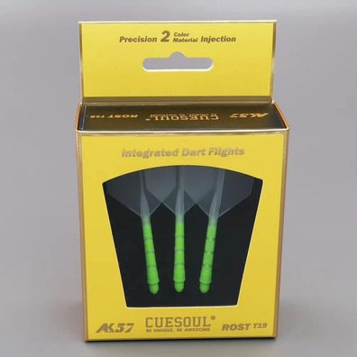 Cuesoul ROST T19 Integrierter Dartschaft und Flights Big Wing Shape, 3er-Set