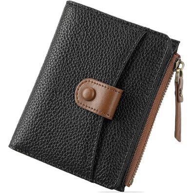 Sendefn Damen Geldbeutel Klein, RFID Blockierung Geldbörse Mini mit Zipper