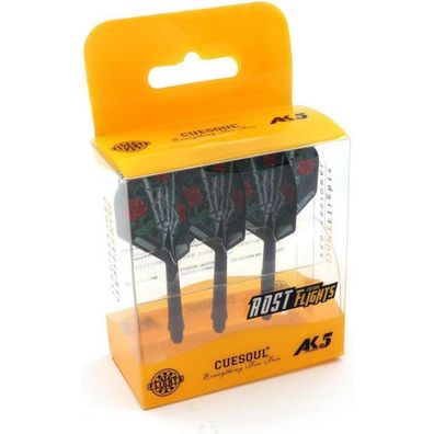 Cuesoul Integrierter Dartschaft und Flights Standardform, 3er-Set, Unique