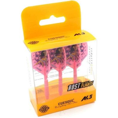 Cuesoul Integrierter Dartschaft und Flights Standardform, 3er-Set, Unique