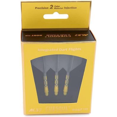 Cuesoul ROST T19 Integrierter Dartschaft und Flights, Big Wing Shape, M-69mm
