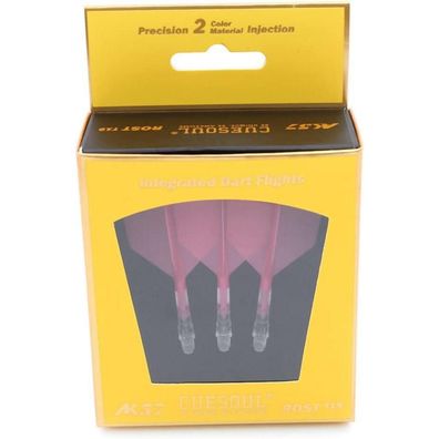 Cuesoul ROST T19 Integrierter Dartschaft und Flights, Big Wing Shape, 3er-Set