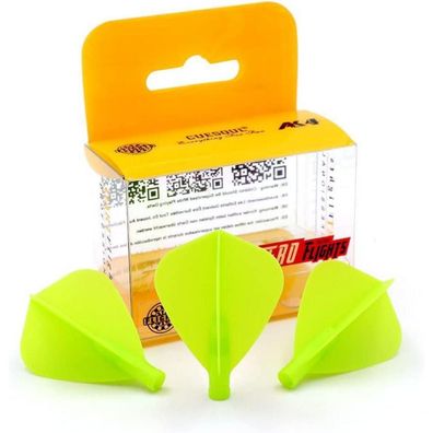 Cuesoul TERO AK4 Dart Flights Standard, Slim, Kite, Diamond, Shield - 3er Set