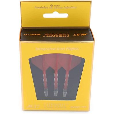 Cuesoul ROST T19 Integrierter Dartschaft & Flights, Big Wing Shape, 3er-Set