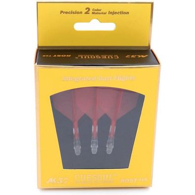 Cuesoul ROST T19 Integrierter Dartschaft und Flights, Big Wing Shape, 3er-Set