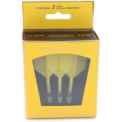 Cuesoul ROST T19 Integrierter Dartschaft und Flights, Big Wing Shape, 3er-Set