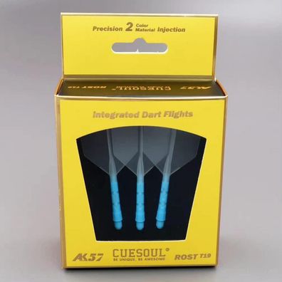 Cuesoul ROST T19 Integrierter Dartschaft und Flights, Big Wing Shape, 3er-Set