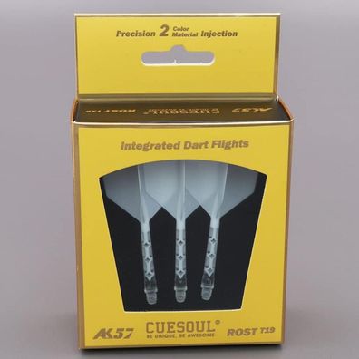 Cuesoul ROST T19 Integrierter Dartschaft & Flights, Big Wing Shape, 3er-Set