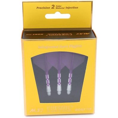 Cuesoul ROST T19 Integrierter Dartschaft und Flights, Big Wing Shape, 3er-Set