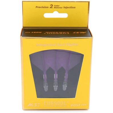 Cuesoul ROST T19 Integrierter Dartschaft und Flights, Big Wing Shape, 3er-Set