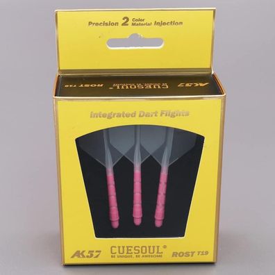 Cuesoul ROST T19 Integrierter Dartschaft und Flights, Big Wing Shape, 3er-Set