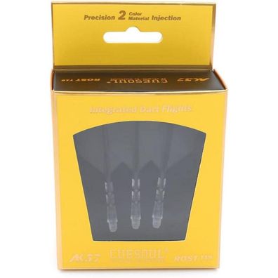Cuesoul ROST T19 Integrierter Dartschaft und Flights, Big Wing Shape, 3er-Set