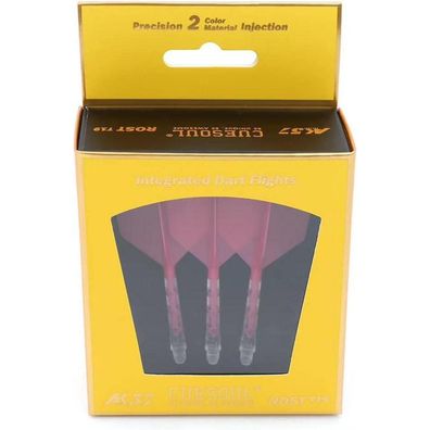 Cuesoul ROST T19 Integrierter Dartschaft und Flights, Big Wing Shape, 3er-Set