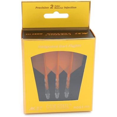 Cuesoul ROST T19 Integrierter Dartschaft und Flights, Big Wing Shape, 3er-Set