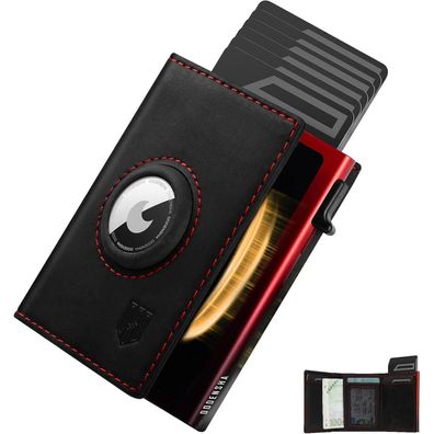 Dodensha MagSnap Airtag Wallet Herren | Kartenetui mit Münzfach, RFID Schutz