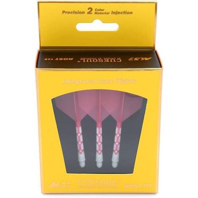 Cuesoul ROST T19 Integrierter Dartschaft und Flights, Big Wing Shape, 3er-Set