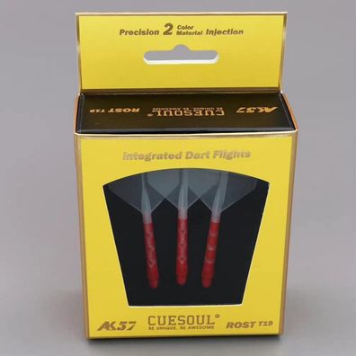 Cuesoul ROST T19 Integrierter Dartschaft und Flights, Big Wing Shape, L-74mm