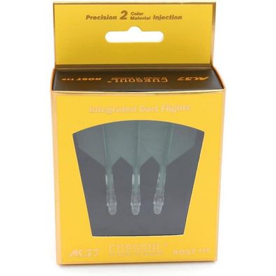 Cuesoul ROST T19 Integrierter Dartschaft und Flights, Big Wing Shape, 3er-Set