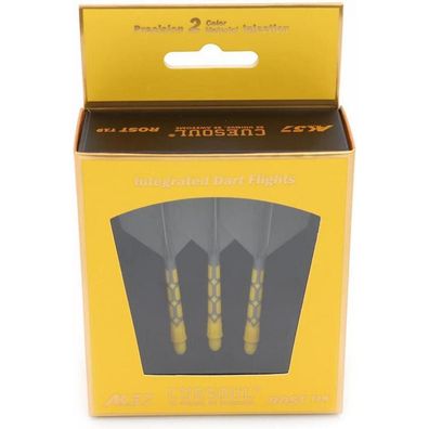 Cuesoul ROST T19 Integrierter Dartschaft & Flights, Big Wing Shape, L, 74mm