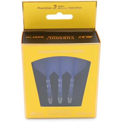 Cuesoul ROST T19 Integrierter Dartschaft und Flights, Big Wing Shape, 3er-Set