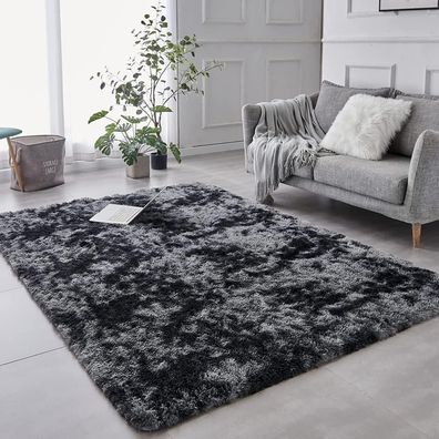 Rohatim Hochflor Teppich Wohnzimmer Super weich Shaggy Teppich Flauschiger