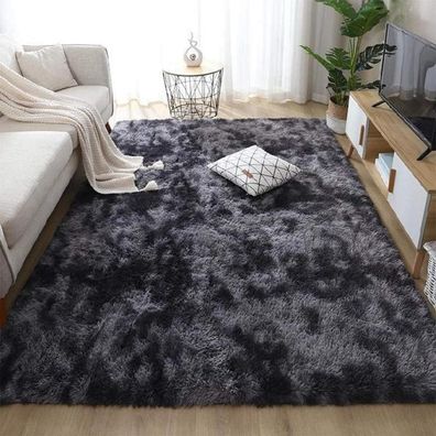 Leesentec Shaggy Teppich für Wohnzimmer & Schlafzimmer, Langflor, weich