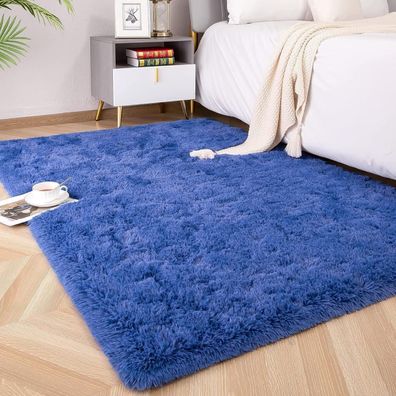 Rohatim Hochflor Teppich Super weich Shaggy Teppich Flauschiger Soft Area Rug