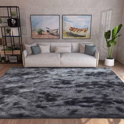 Tinyboy-hbq Flauschiger Teppich Rund/Quadratisch 200x200cm Ultra Weich