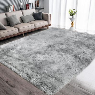 Tinyboy-hbq Flauschiger Hochflor Teppich, Ultra Weich, Rutschfest, 140x200cm