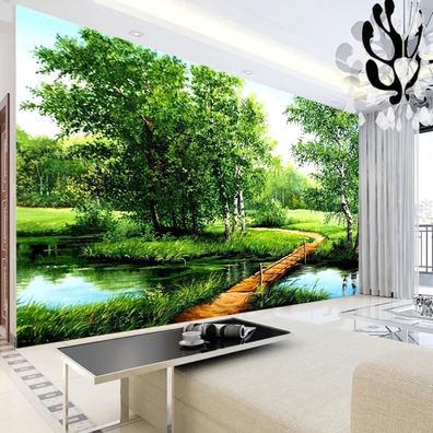 Trayosin Diamond Painting XXL Erwachsene 5D Diamant Malerei Birkenwald