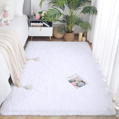 Rohatim Hochflor Shaggy Teppich Super weich, Flauschiger Soft Area Rug für