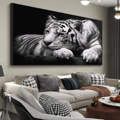 Trayosin 5D DIY Diamant Painting Kit XXL Tiger, Tier Diamant Malerei für