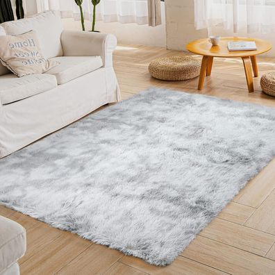 Rohatim Hochflor Teppich Super weich Shaggy Teppich Flauschiger Soft Area Rug