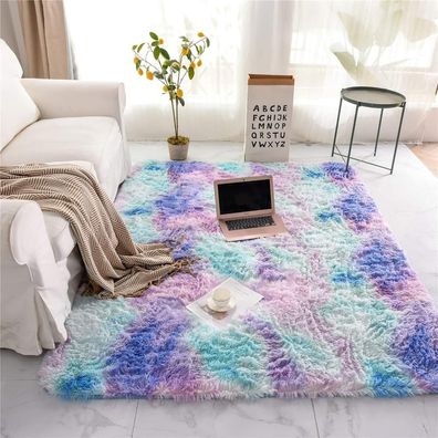 Rohatim Hochflor Shaggy Teppich Super weich, flauschig für Wohnzimmer