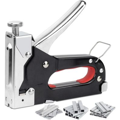 ELNLE 3-in-1 Handtacker Set mit 3000 Klammern - Leistungsstark und verstellbar